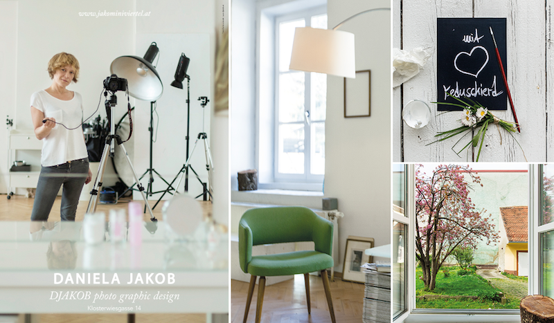 Daniela Jakob, Fotografin und Grafikdesignerin, im Selbstporträt